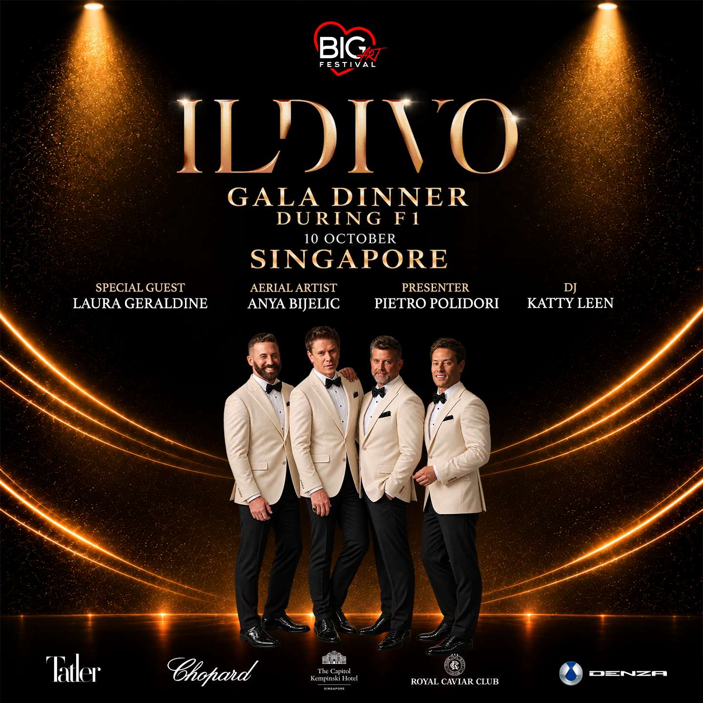 Il Divo Gala Dinner | BIG ART FESTIVAL Singapore.