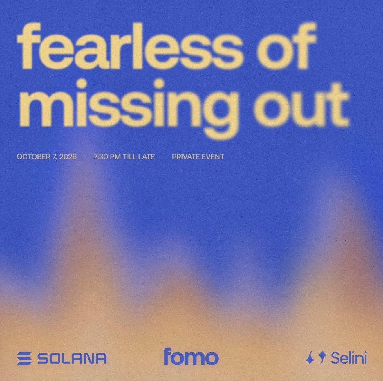 fomo app party  - most exclusive event