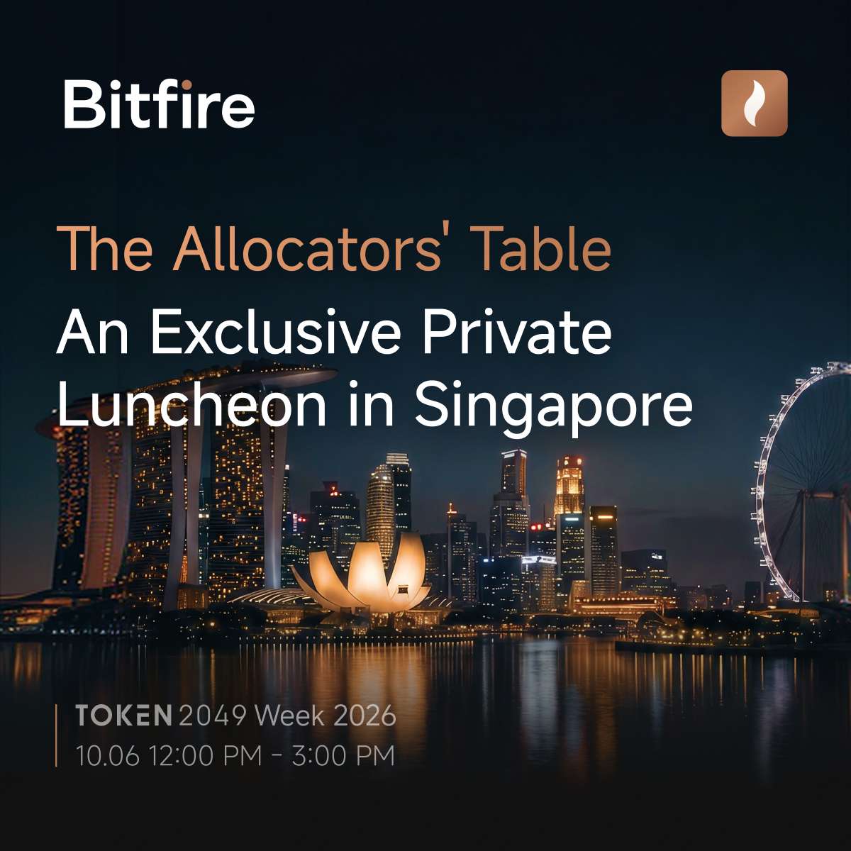 The Allocators' Table: An Exclusive Private Luncheon in Singapore